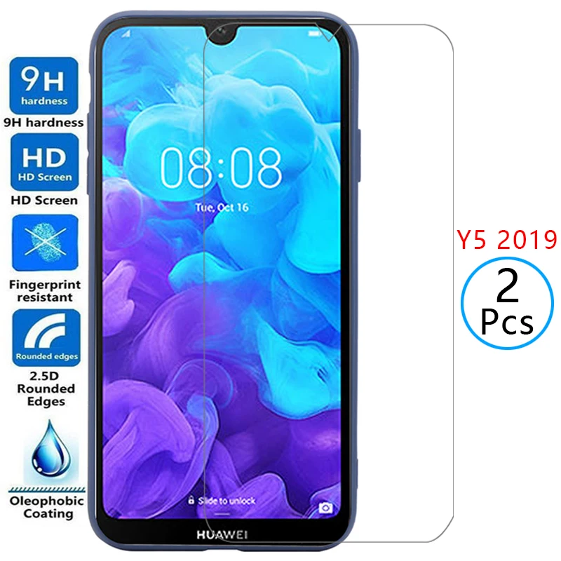 

protective tempered glass for huawei y5 2019 screen protector on y 5 5y y52019 film huawey huwei hawei huawi huawe huawai honor