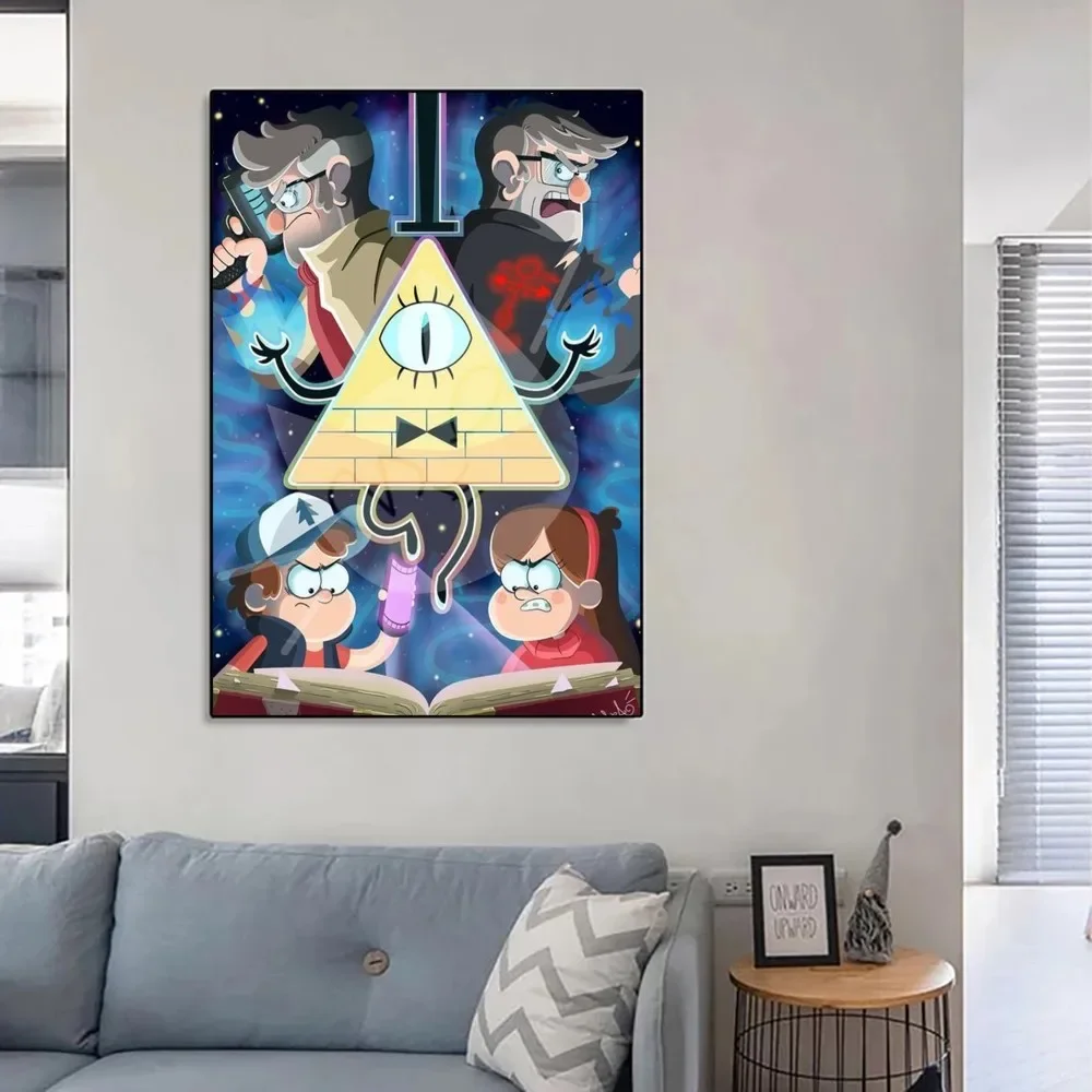 G-Gravity's Cartoon Falls винтажный стиль плакат-наклейка для украшения дома и