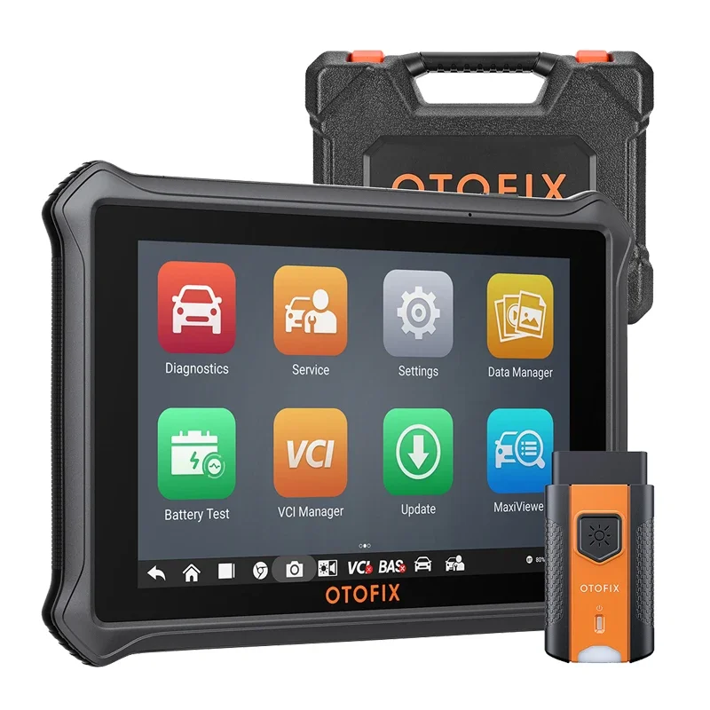 

OTOFIX D1 Max Автомобильный диагностический сканер Двунаправленный сканер Кодирование ECU DoIP и CANFD 2-летнее обновление Обновление D1 PRO