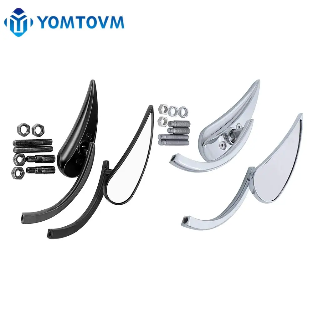 

Мотоциклетные боковые зеркала заднего вида 8 мм/10 мм для Harley Sportster XL 1200 883 Touring Road King Street Glide Dyna Fatboy Softail