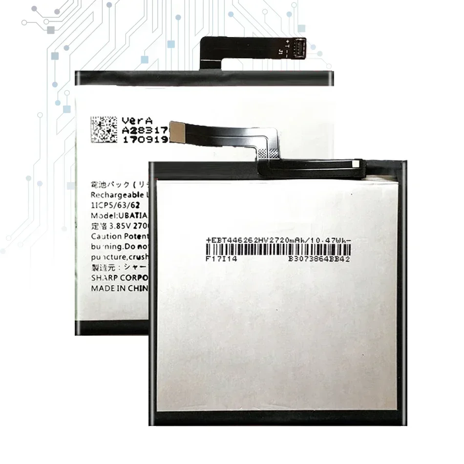 Сменный аккумулятор 2700 мАч для мобильного телефона SHARP AQUOS Sense UBATIA283AFN2