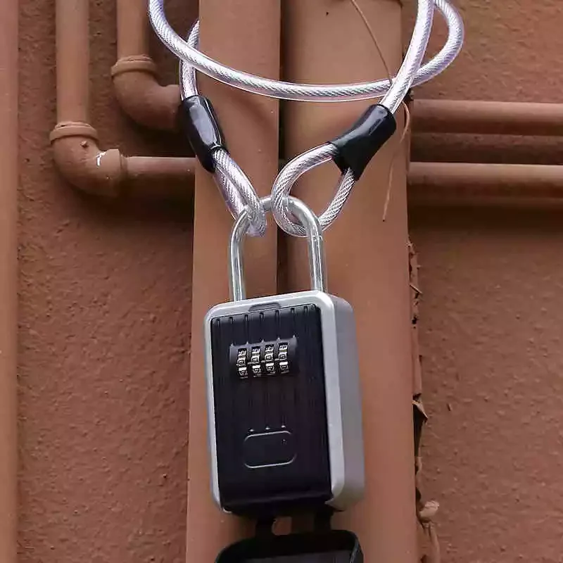 

Навесной замок из сплава, настенный органайзер для хранения ключей, без ключа, оборудование для домашней безопасности