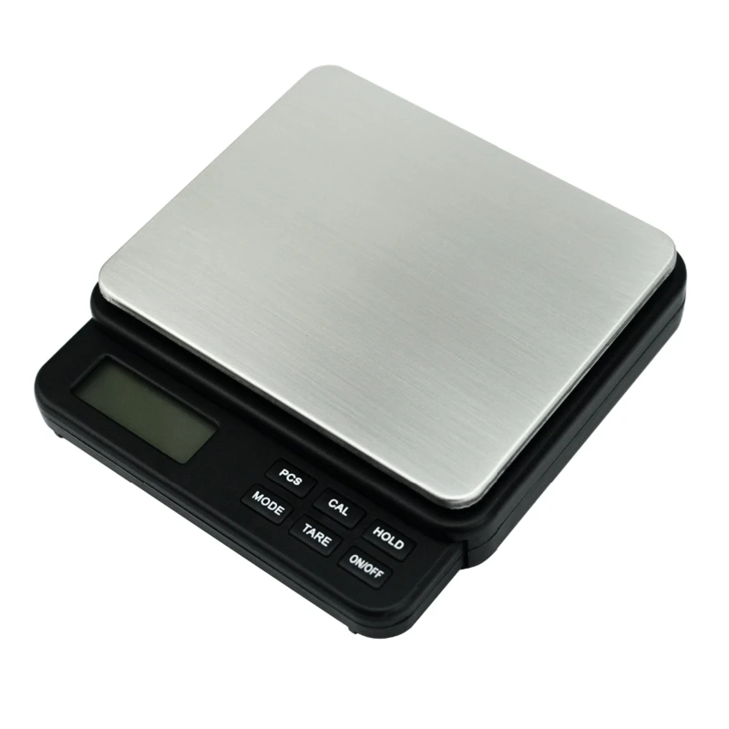 

Portable Small Kitchen Scale with Dual Sensor & Range Mini Food Electronic Scale for Household Stainless Steel Platform