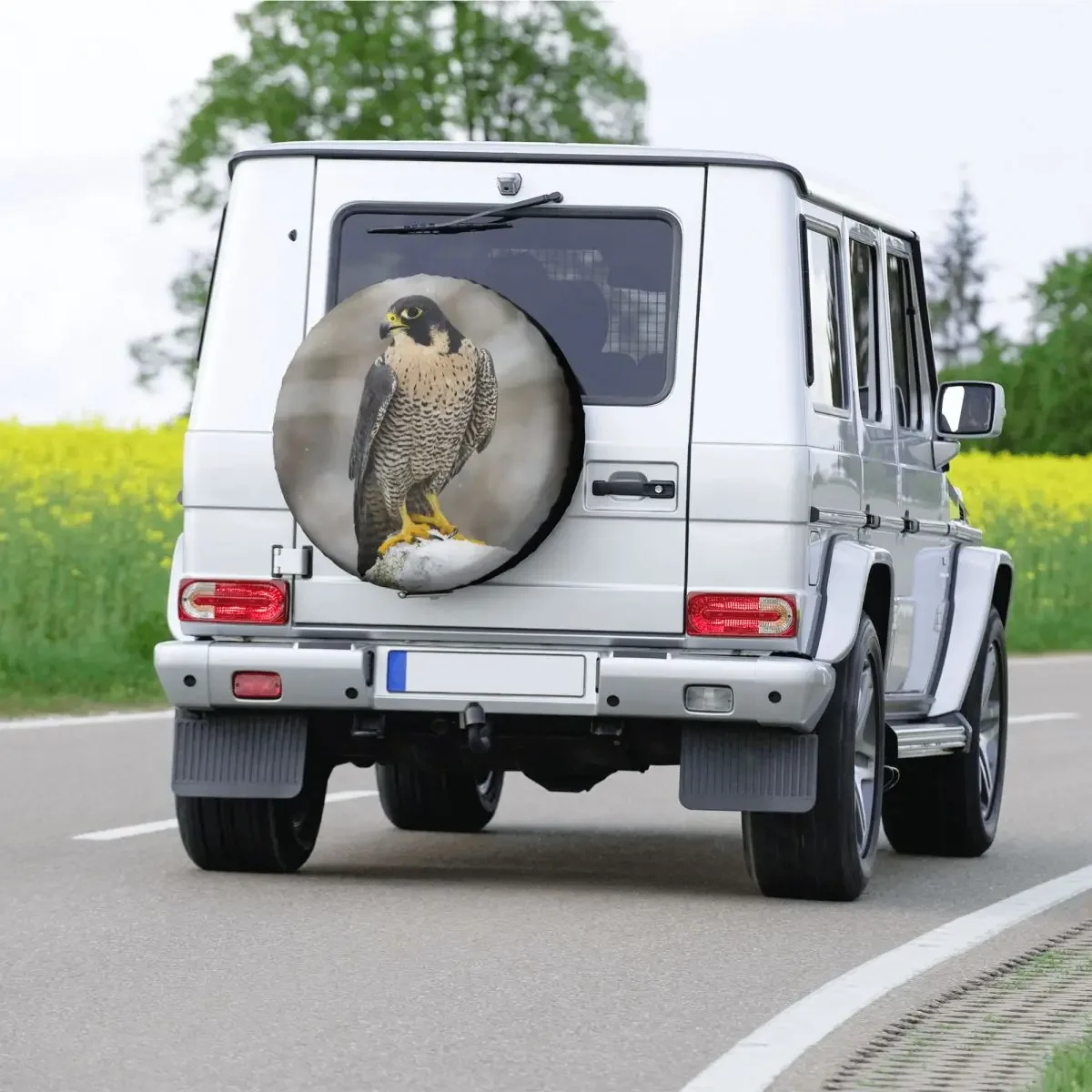 Peregrine Falcon Animal Spare Tire Cover for Toyota Prado Jeep RV SUV 4WD 4x4 Car Wheel Protector Covers 14&quot 15&quot 16&quot 17&quot Inch
