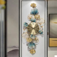 nordic design wall clocks modern living room metal designer luxury wall watch aesthetic silent oriental klok decoration items