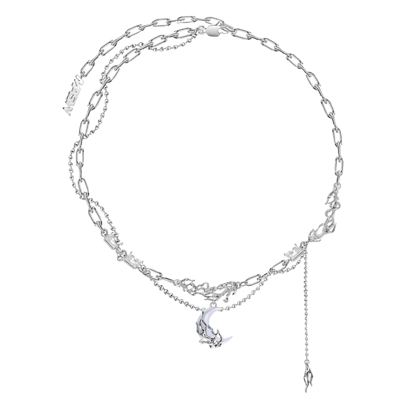 Ожерелье MASW в форме Луны с оригинальным дизайном Модное Новое современное