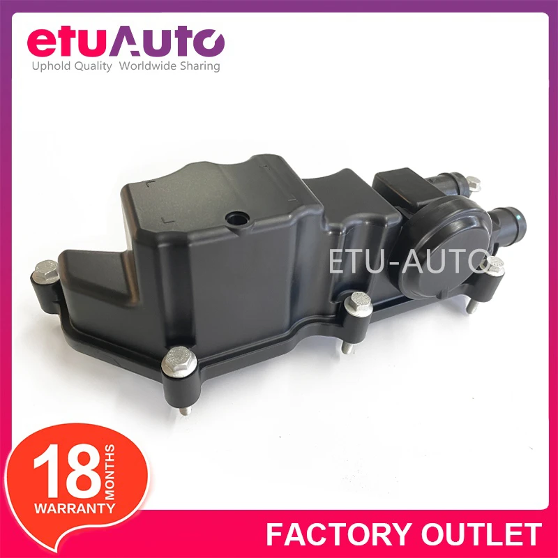 Фото Для Land Range Rover Defender Jaguar AJ200 бензиновый 2,0 T крышка клапана вентиляционного отверстия картера двигателя LR110348 JDE40126 №1