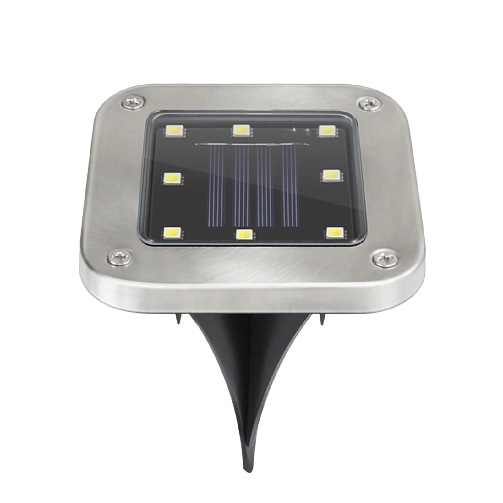 

8 LED Pathway Flat Buried Courtyard Super Bright Walkway Outdoor Garden Landscape Underground Light Solar Powered Waterproof