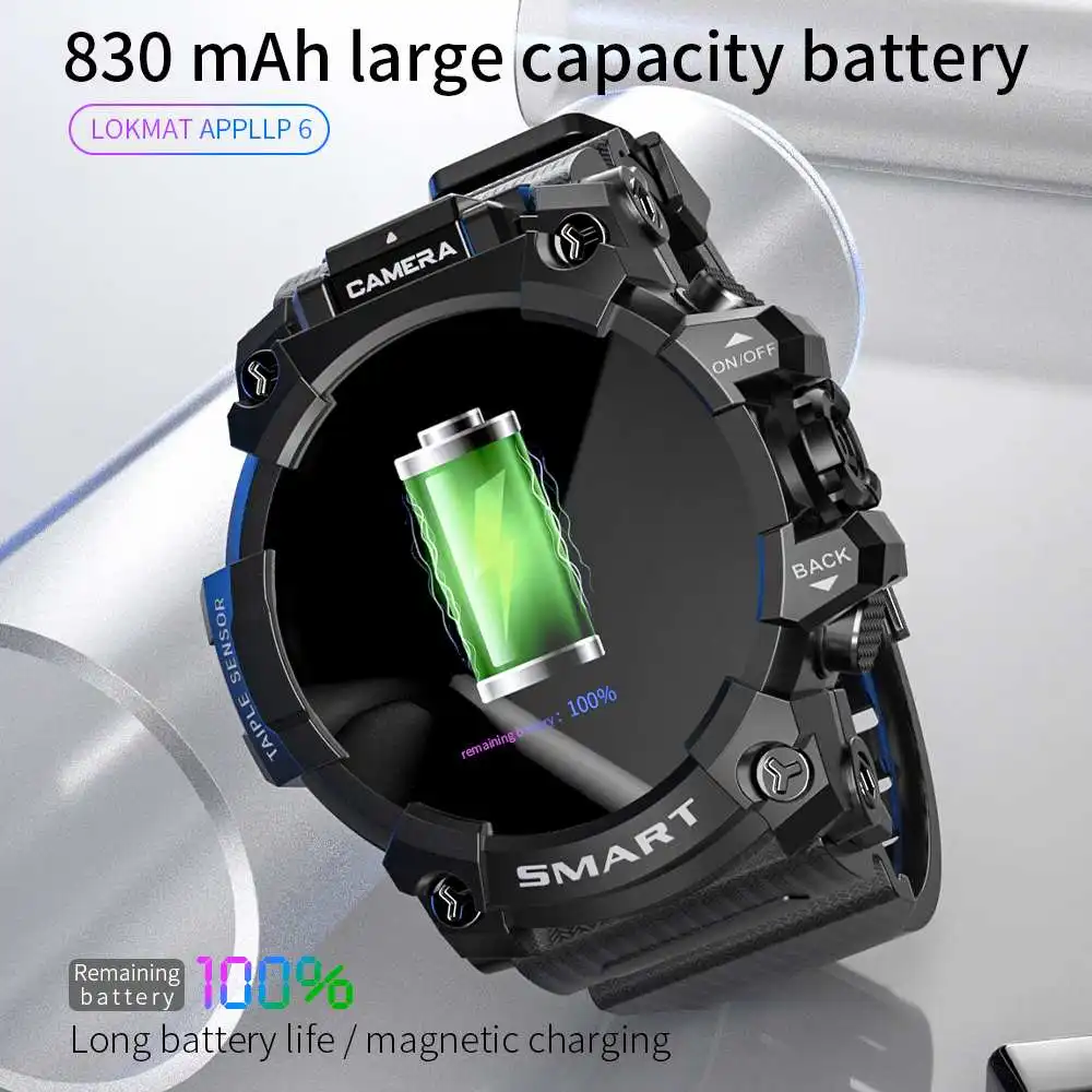 Смарт-часы LOKMAT APPLLP 6 android 4 Гб + 64 ГБ 4G-LTE GPS Beidou Android Поддержка Google Play с камерой 5 Мп |