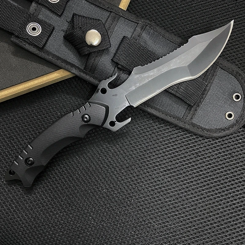 Тактический Нож С Фиксированным Лезвием 8cr13mov Из Нержавеющей Стали Для