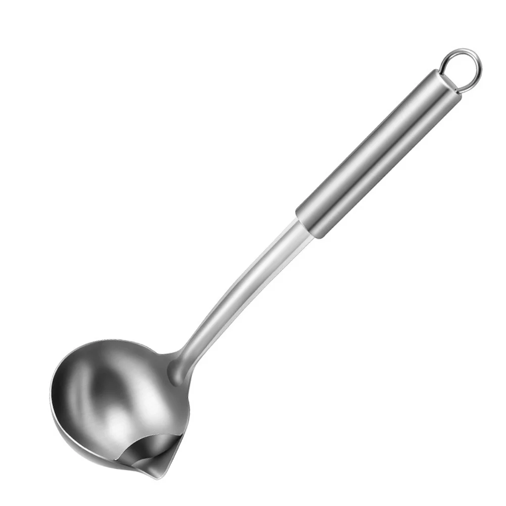 

Spoon Ladle Separator Soup Oil Fat Skimmer Gravy Stainless Steel Scoop Kitchen Spoons Cooking Grease Colander Filter Hot Pot