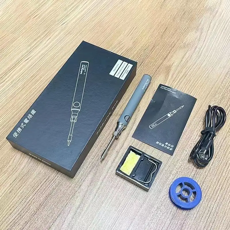 

Popular Mini USB Soldering Iron 5V8W Portable Rechargeable Soldering Pen Student Experiment Diy Manual Soldering Iron