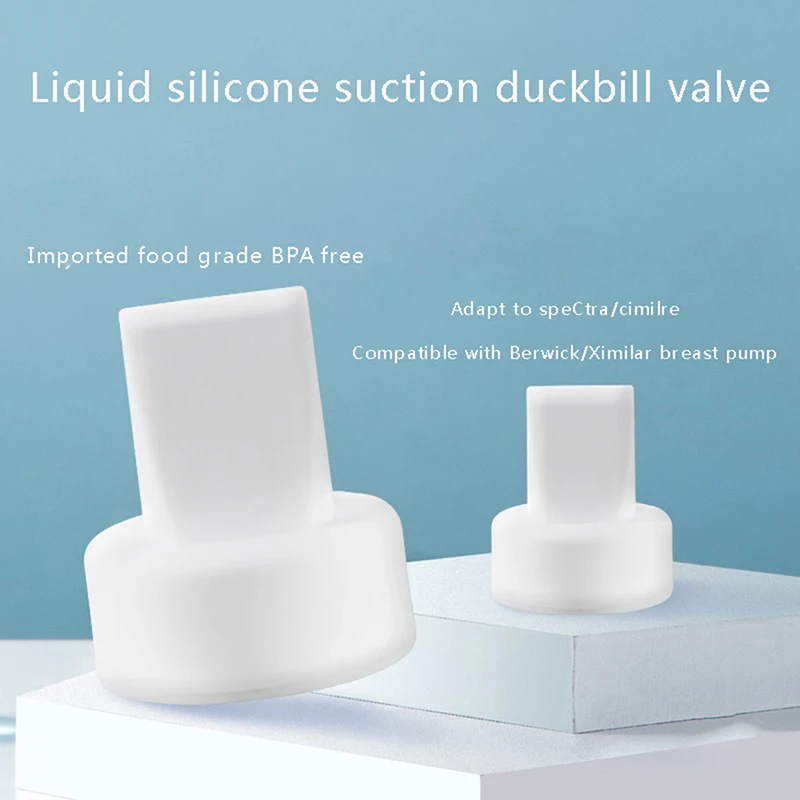 2pcs Duckbill Valve Breast Pumps Accessories Replace Single Electric Breastpump Valves For Breast Pumps Baby Feeding Nipple