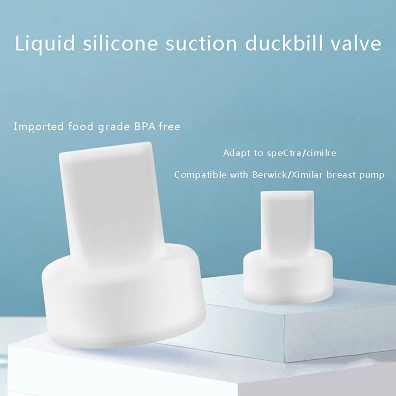 

2pcs Duckbill Valve Breast Pumps Accessories Replace Single Electric Breastpump Valves For Breast Pumps Baby Feeding Nipple