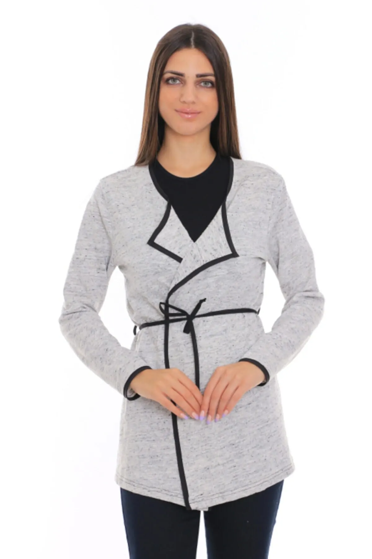 

Женский кардиган вязаный чесаный Повседневный вязаный высококачественный модный кардиган свитеры свободный свитер джемпер