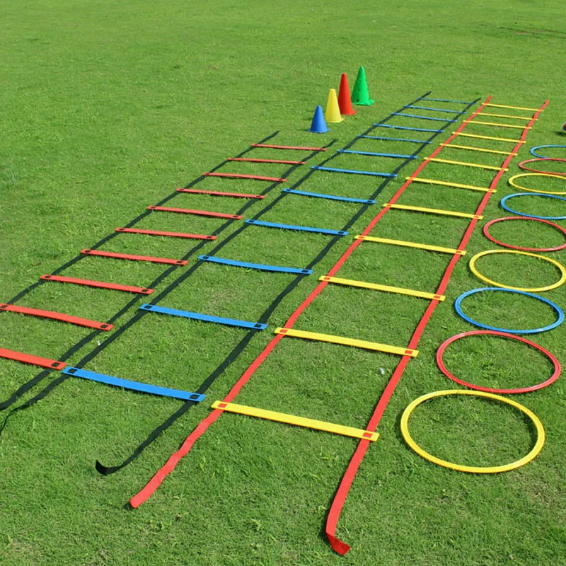 

New fixed agile speed jump ladder football training aids folding rope ladder.