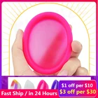 5 шт. Новый многоразовый Менструальный диск со стерилизатором (складная чаша) и сумкой для хранения, Менструальный тампонпрокладка, альтернатива