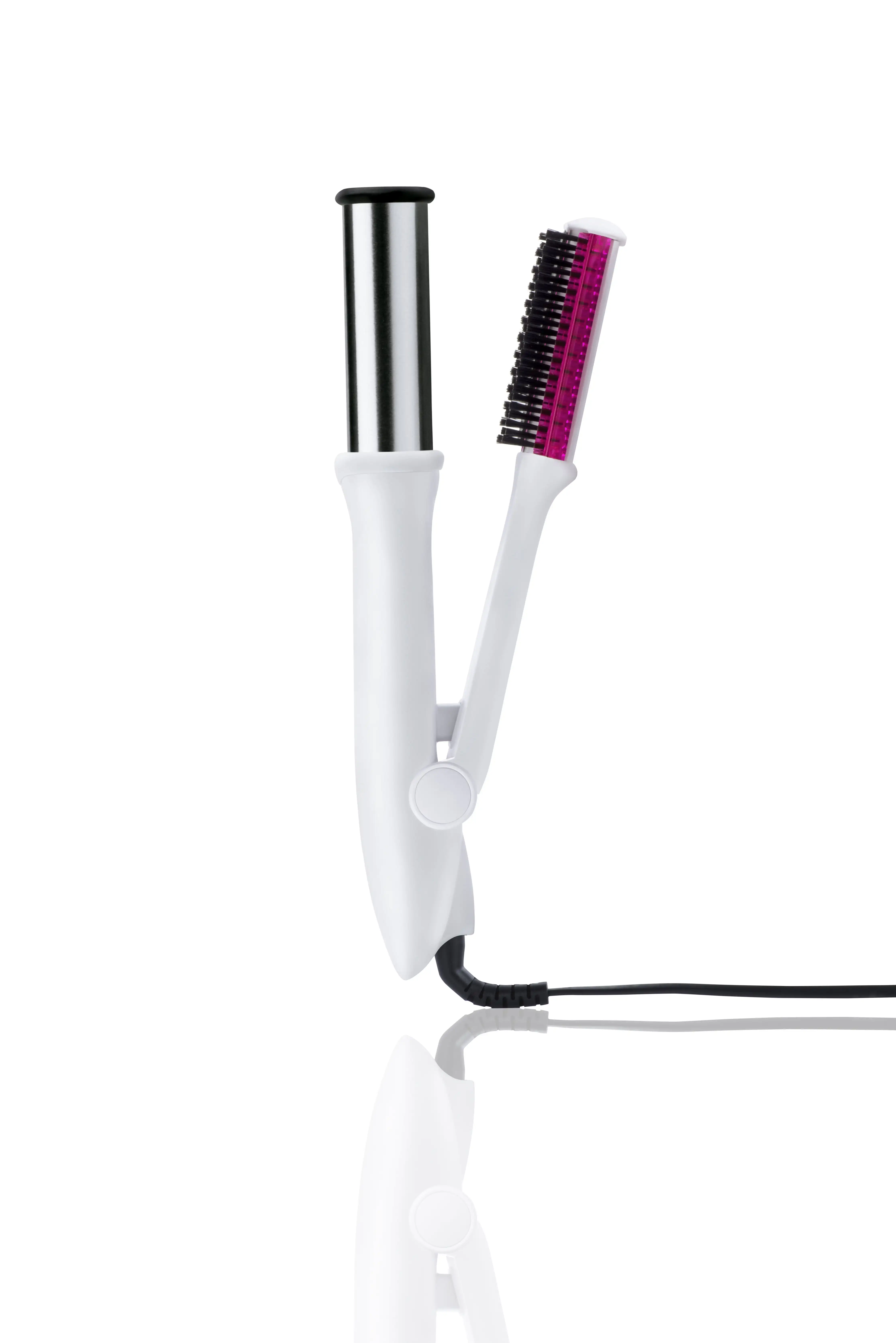 

Prime Blowout Revolving Styler Hair Straightening Brush, White