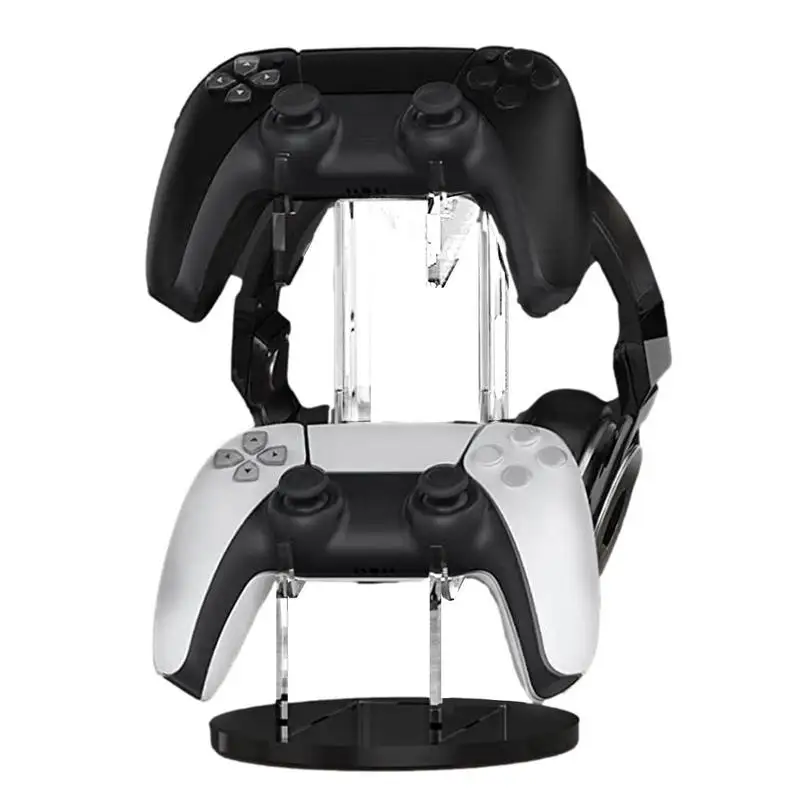 

Acrylic Controller Holder Headphone Controller Stand Perfect Acrylic Display And Organization 2 Tiers Crystal Clear Controller