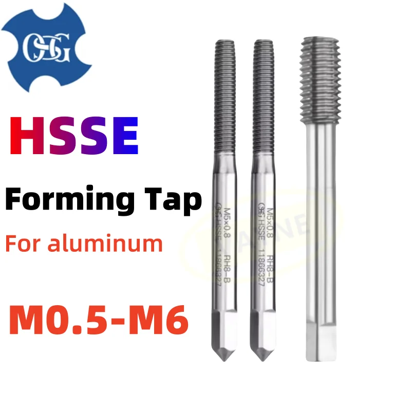 

OSG HSSE Формовочный рулонный метчик M0.5 0.6M0.7M0.8M0.9M1M1.2M1.4M1.6M1.7M1.8M2M2.2M2.5M2.6M3M4M5M5.5M6 Резьбовые метчики для алюминия