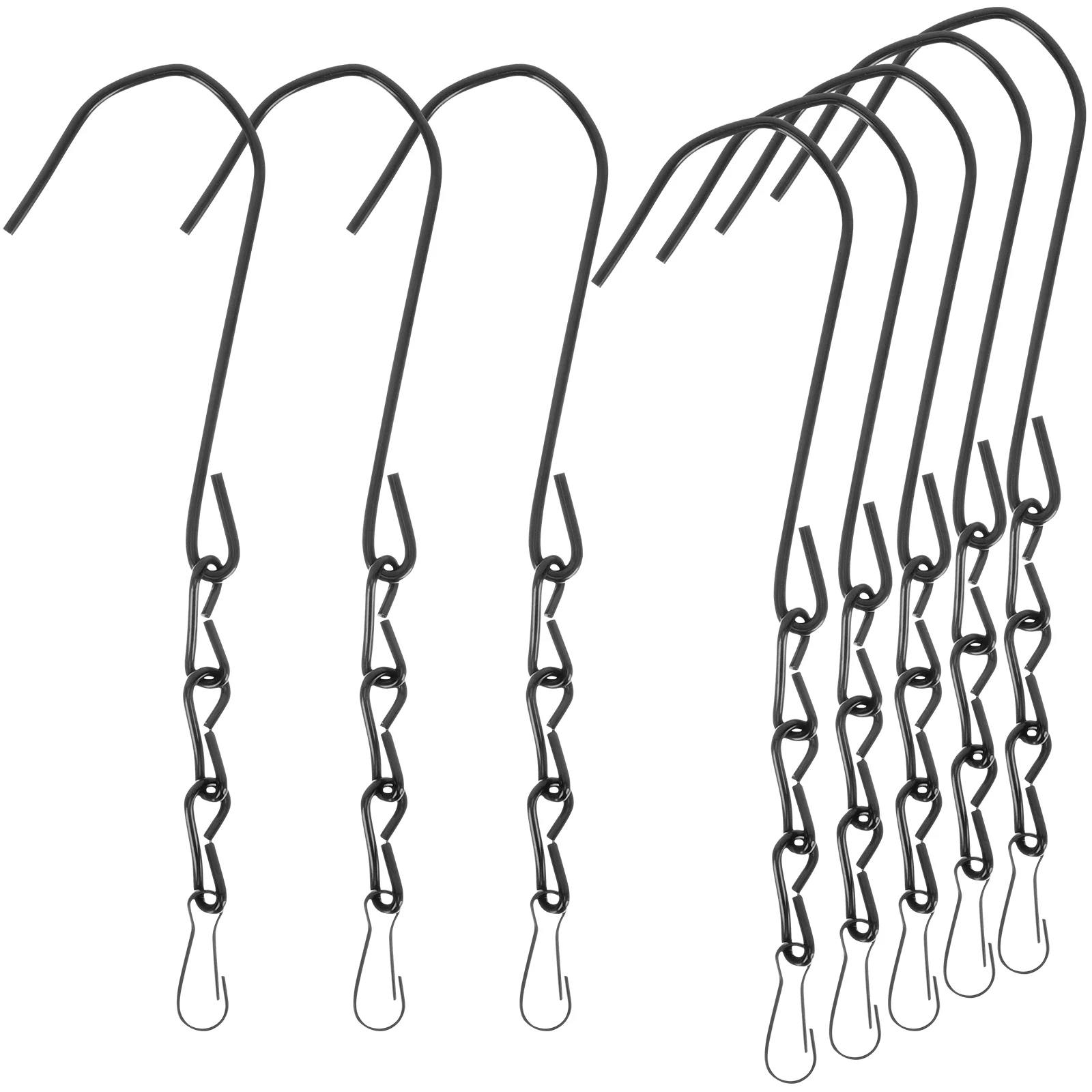 

8pcs Hanging Chain Metal Chain for Hanging Bird Feeders Wind Chimes Birdbaths