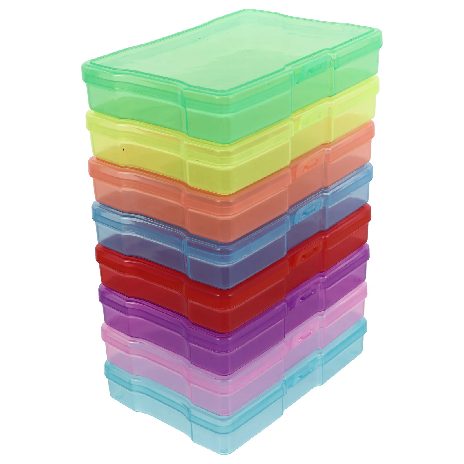 

Photo Storage Box Screws Organizing Container Plastic Holder Case Photos Electronic Component Carry Paper Frames