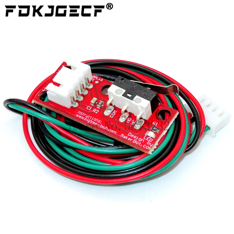 Концевой выключатель Endstop для Arduino, концевой выключатель с кабелем, механический концевой выключатель Для CNC RAMPS 1,4, детали для 3D-принтера