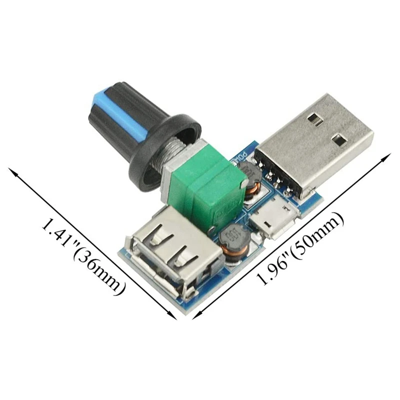 USB-вентилятор 3 шт. 5 Вт с USB-портом |