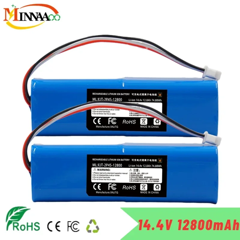 

100% New Original For XiaoMiLydsto R1 Rechargeable Li-ion Battery Robot Vacuum Cleaner R1 Battery Pack with Capacity 12800mAh