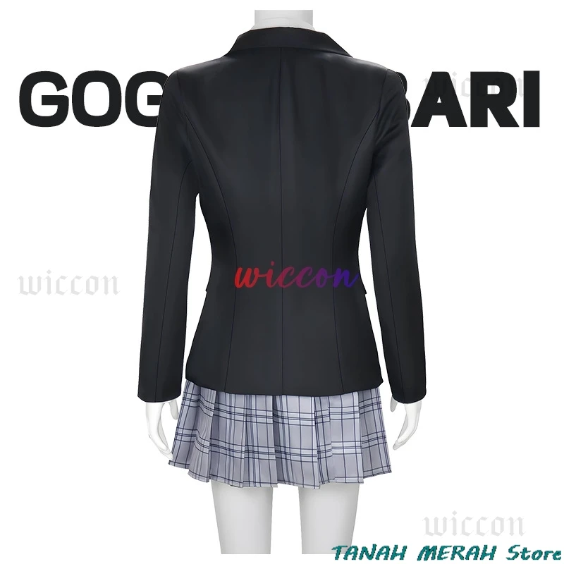 Хэллоуин Gogo Yubari Косплей Черная униформа Фильмы Kill Vol.1 Костюм Билла Gogo's School JK