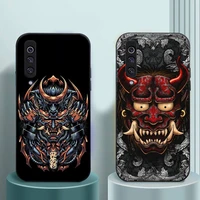japanese demon mask phone case for xiaomi mi poco m3 f3 x3 redmi note 11 7 8 9 9a 10 lite pro