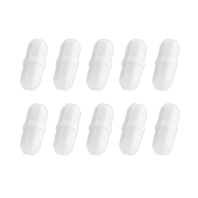 

10 Pcs 20Mm/0.8 Inch Magnetic Stirrer Mixer Stir Bar Laboratory Bar Stir Plate Bar