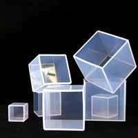 diy 3d cube resin mold uv epoxy crystal silicone mold handmade tabletop crystal ornaments silicon molds for resin art