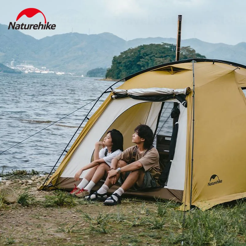 Naturehike 7 6 двухслойная легкая Модифицированная купольная палатка для всей семьи
