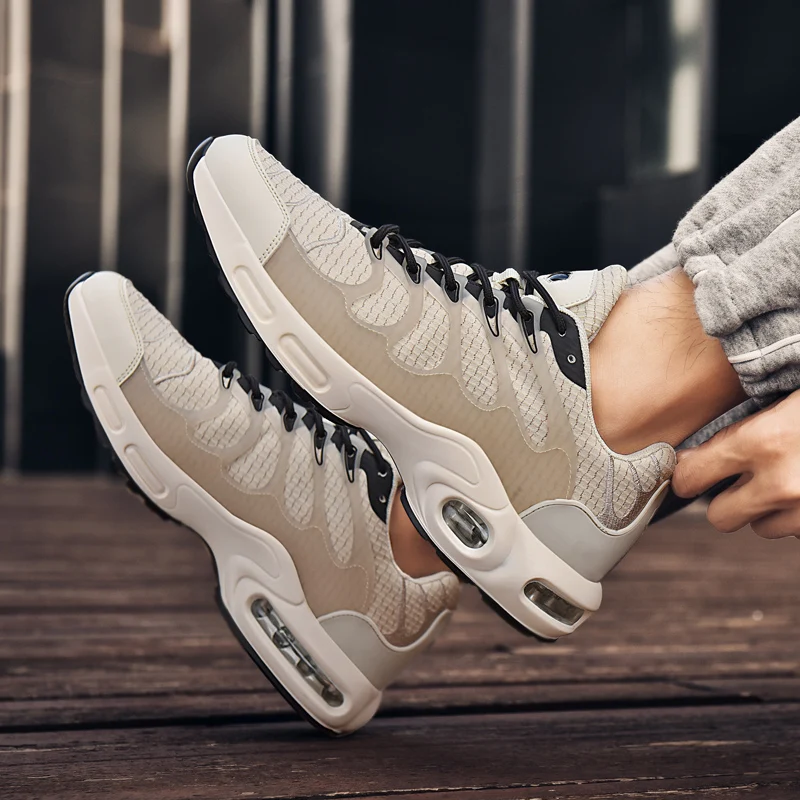 Abhoth Men Sneakers Breathable Mesh Running Shoes Air Cushioned Cushioning Sport Shoes Walking Shoes Men Shoes chaussures hommes