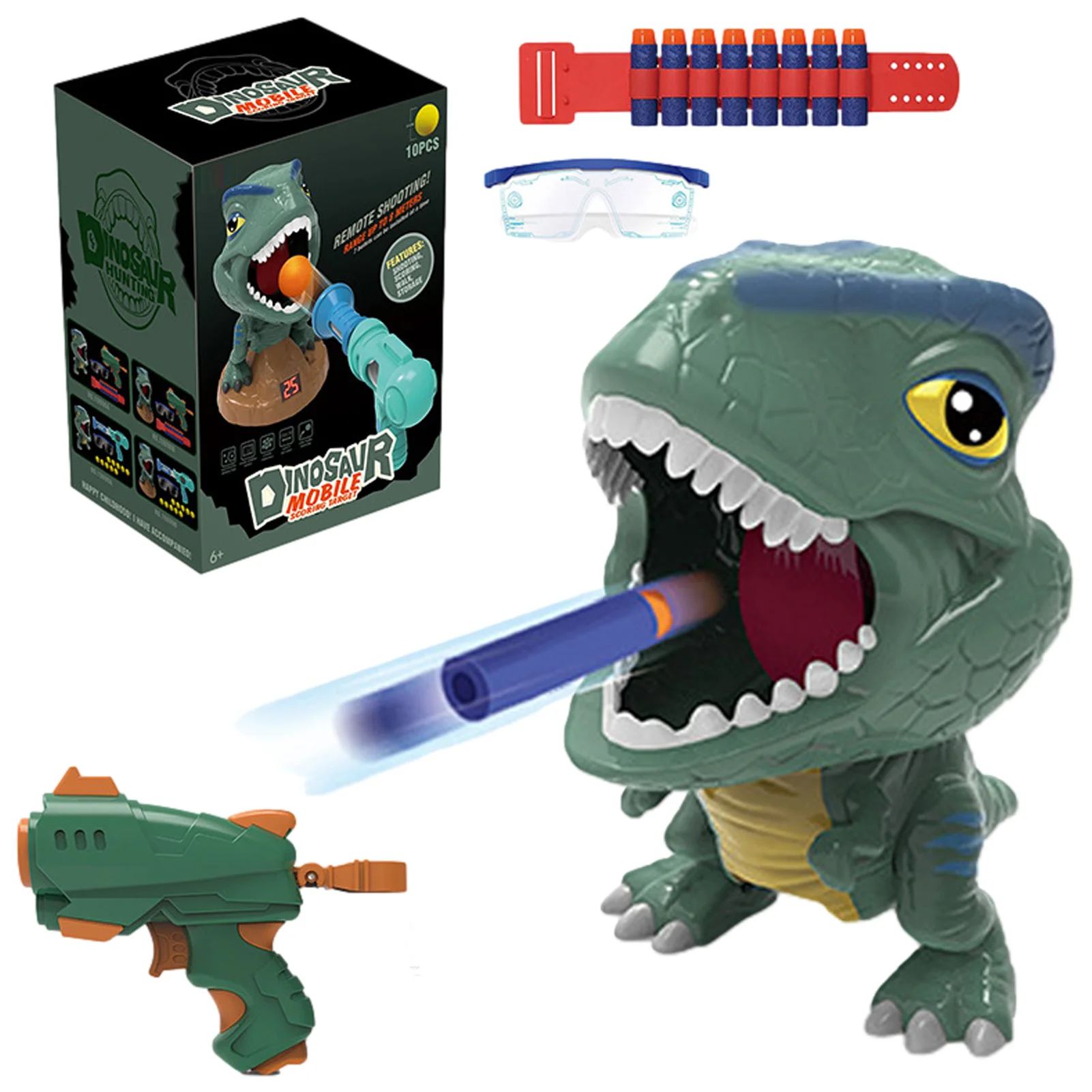 

Hungry Shooting Toys Hand Grabber Dinosaur Toy Dinosaur Prank Props Great Party Tool Toy For Kids Boys Girls Toddlers