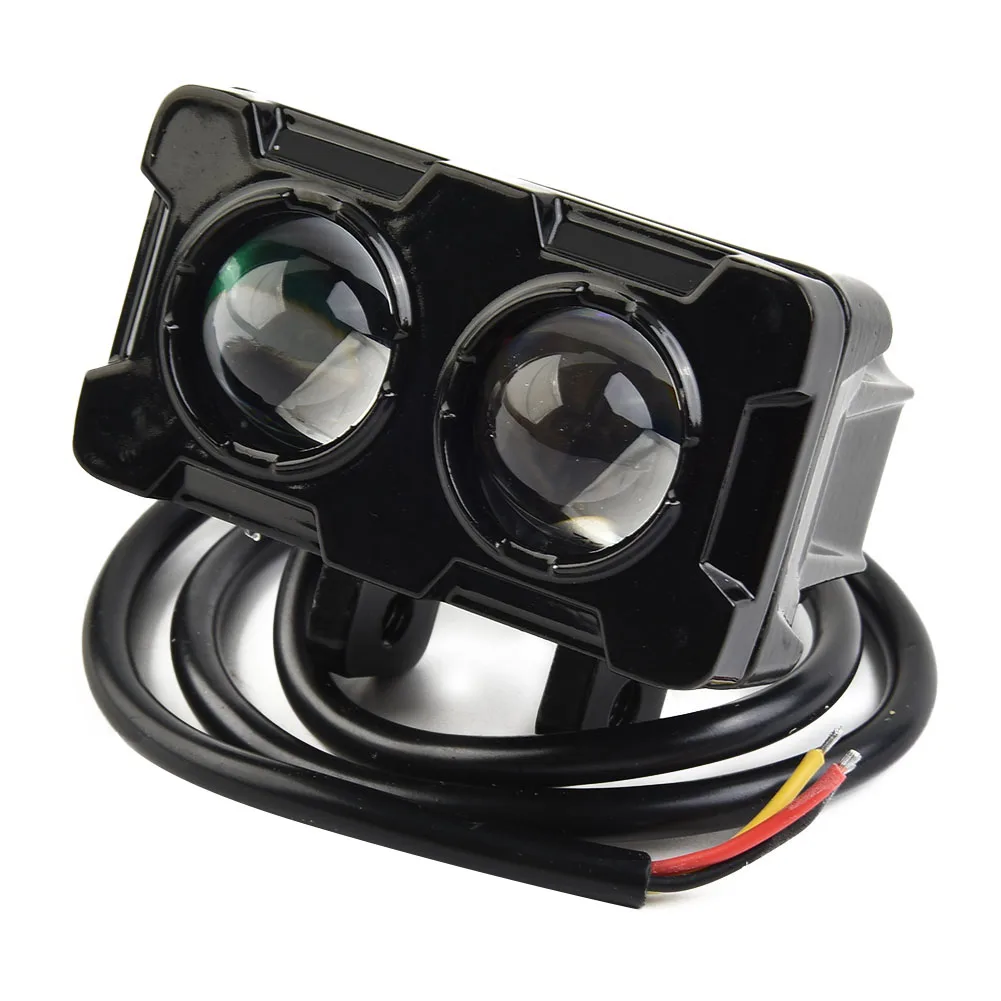 

3570 Dual-color External External LED Work Light Spot Fog Lamp Yellow White Motorcycle Spotlight Offroad 6000LM