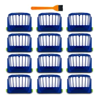 12 piece replacement filter parts kit for irobot roomba 500 600 series 536 550 614 620 630 650 655 660 665 671 680 690