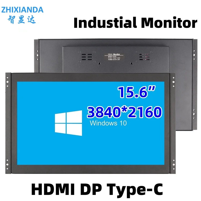 15 6-дюймовый 3840*2160 IPS монитор с открытой рамкой 4K емкостная сенсорная функция