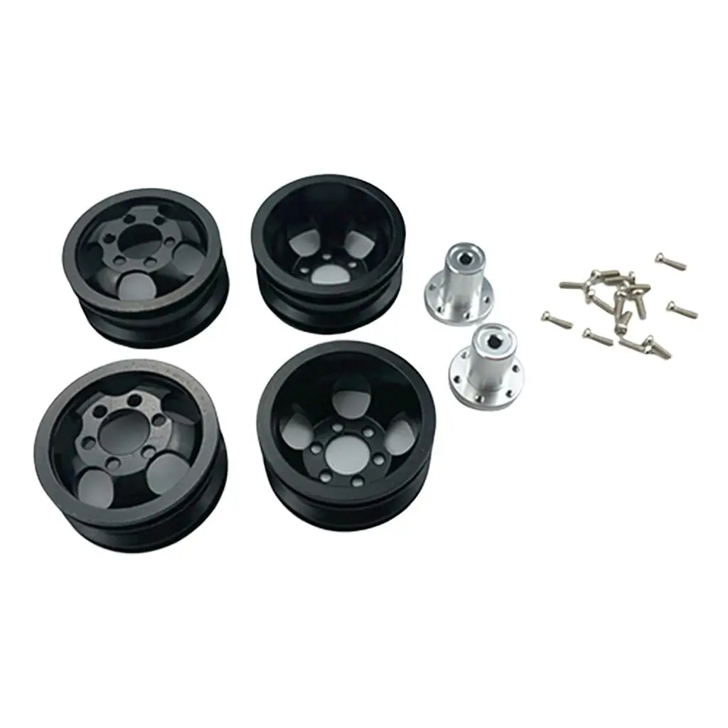

4Pcs Aluminum Alloy Wheel Hub W/ Inner Combiners /16 Rc Car