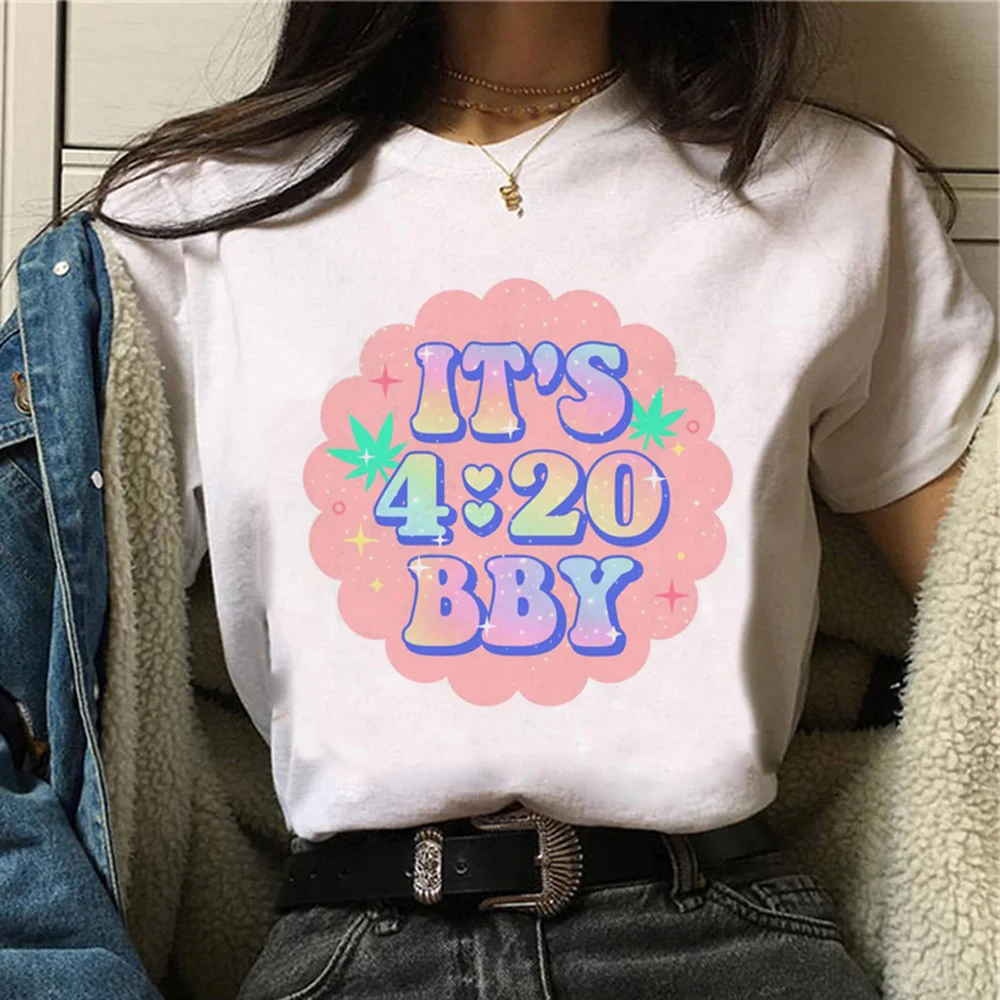 

420 t-shirts women Japanese t-shirts girl streetwear clothes