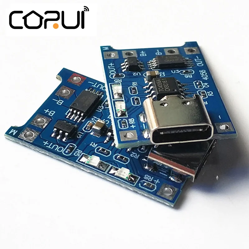 

5V 1A Type-c Micro Mini USB 18650 Lithium TP4056 With Protection Dual Functions Battery Charging Board Charger Module 1A Li-ion