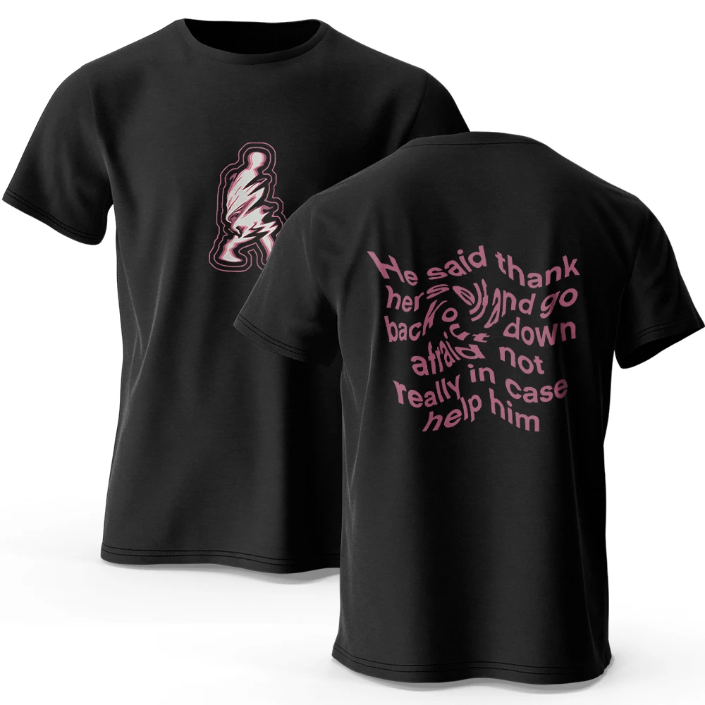 

Футболка из 100% хлопка с принтом "Портрет" Y2k