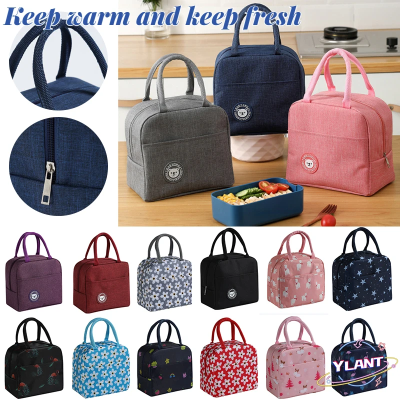 

Portable Cooler Bag Ice Pack Lunch Box Insulation Package Insulated Thermal Food Picnic Bags Pouch For Women Girl Kids Children