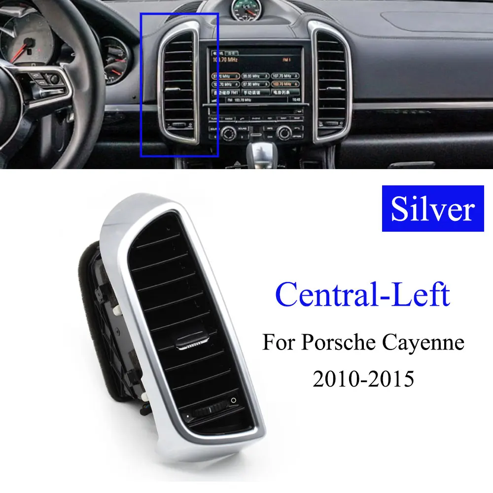 

Передняя Центральная средняя решетка вентиляционного отверстия переменного тока углеродная полная сборка для Porsche Cayenne 958 2010 2011 2012 2013 2014 2015