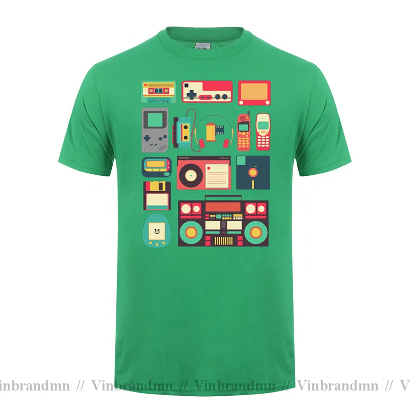 Футболка techgame для ПК тенниска с контроллером консолью кассетной системой