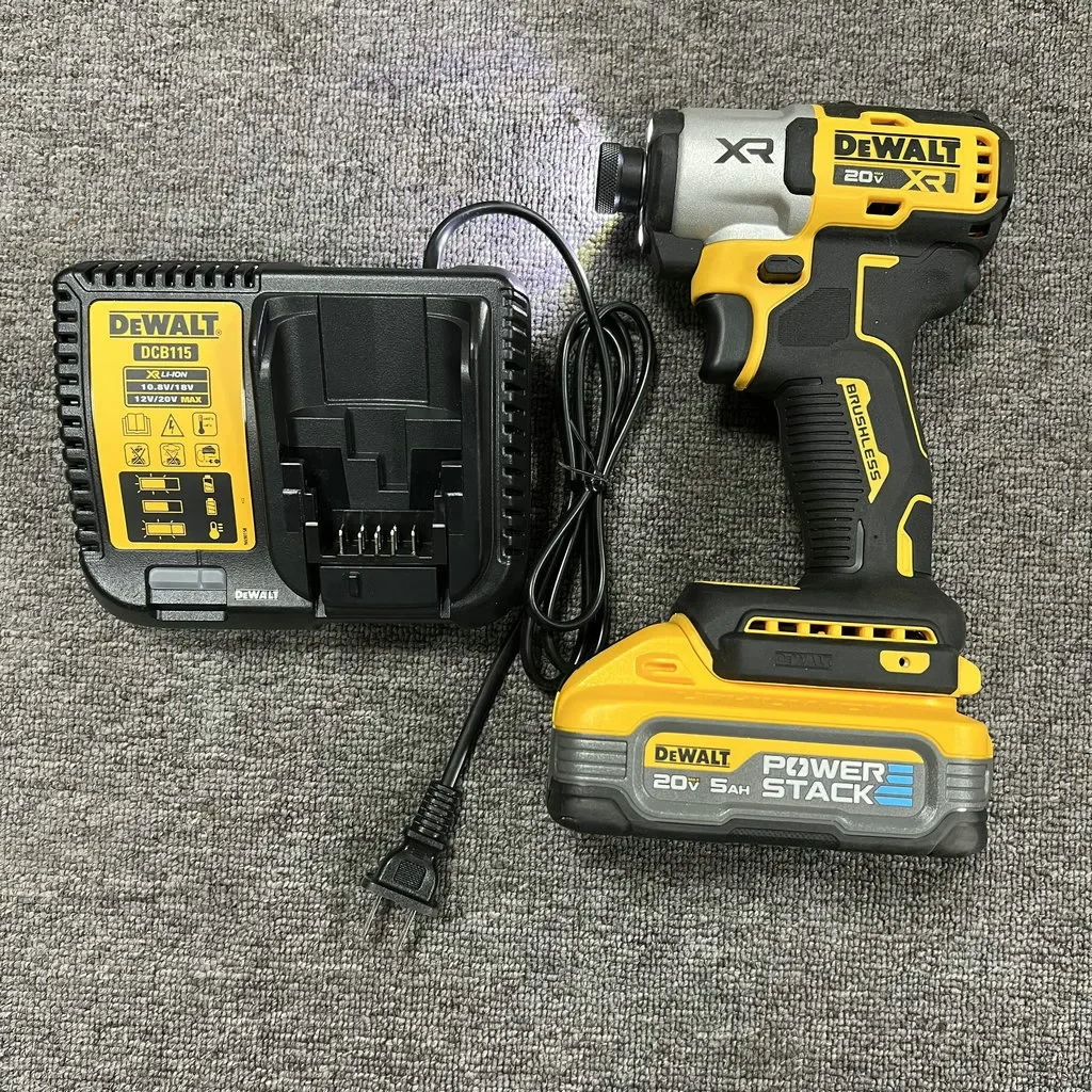 

DeWalt DCF845B 20V XR Brushless 1/4 3-Speed Impact Driver Kit 5.0ah Power Stack