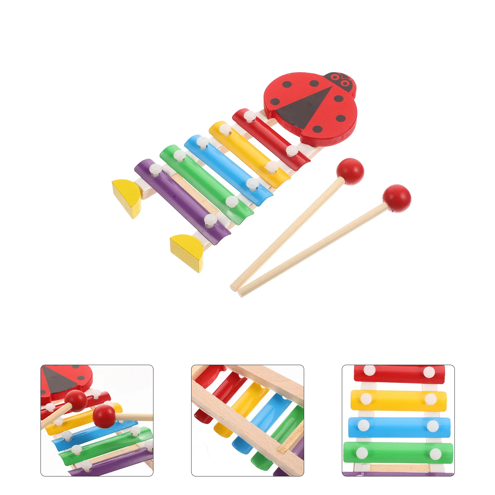 

Toy Kidstoys Xylophone Musical Percussion Educational3 Toddlers Instrument Wooden Pounding Hand Interesting Funny Hammering