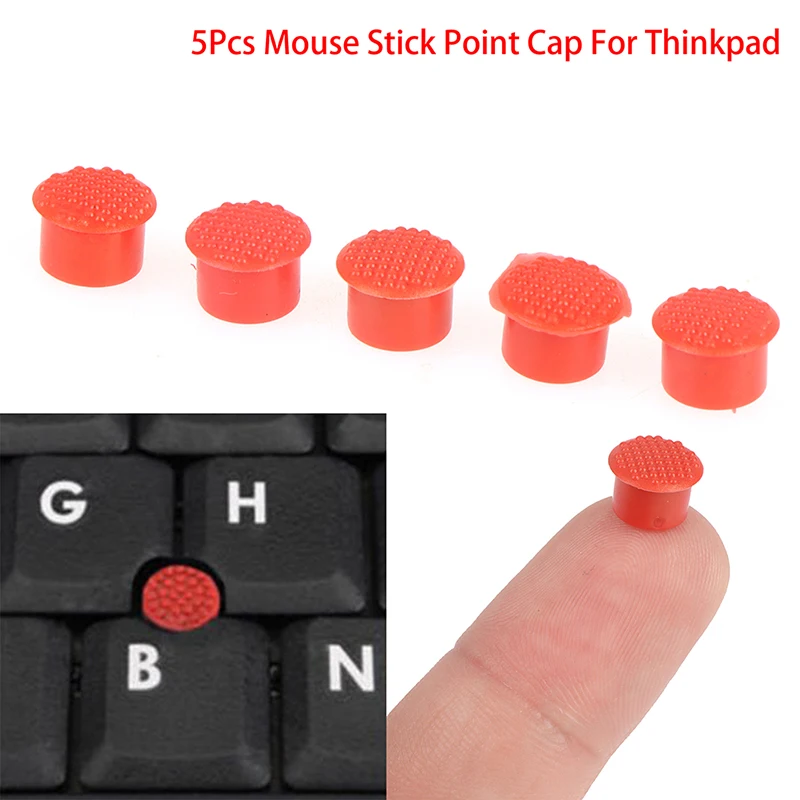 

5PCS Laptop Keyboard Trackpoint Pointer Mouse Stick Point Cap For Thinkpad IBM Little Red Riding Hood Mouse Joystick