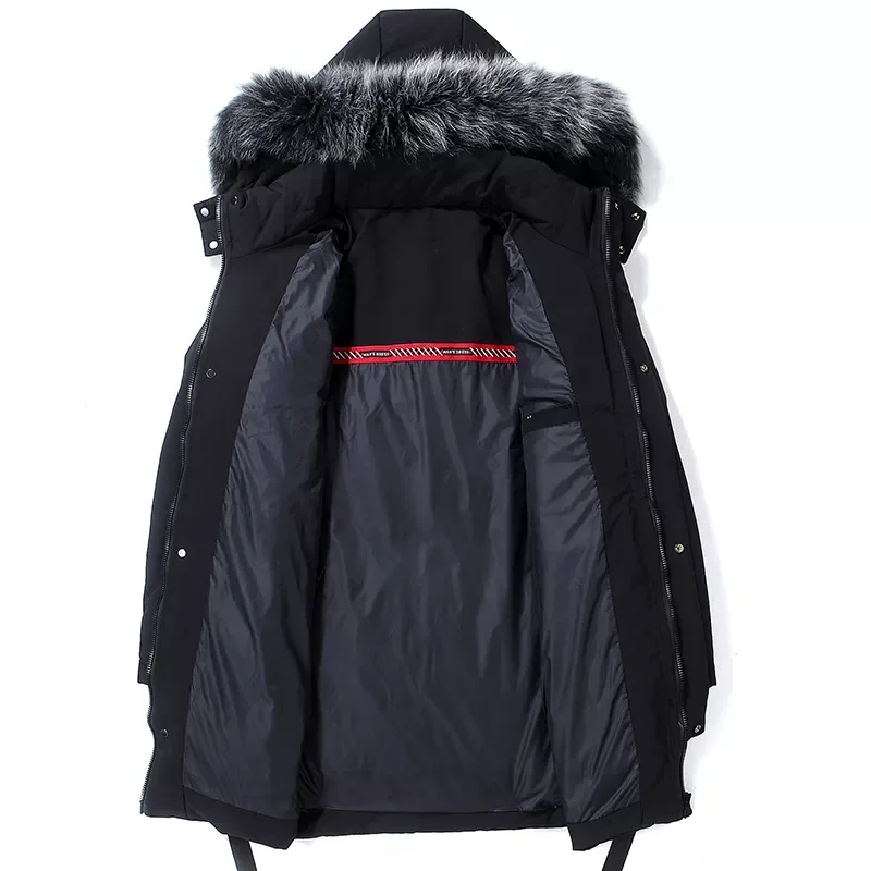 New2022 Brand Winter Warm Down Jacket Men Casual Windproof Thick Hooded Parkas Men Solid Fashion Cargo Windbreaker Coat Mens